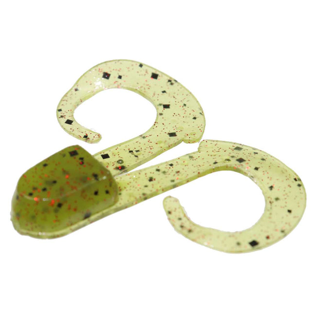 Zoom Swim'n Chunk 3in Watermelon Red Soft Plastic Lure - Keep Casting Fishing & Outdoors