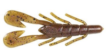 Zoom Ultra Vibe Speed Craw 3In Green Pumpkin Purple 12 Pack - Keep Casting Fishing & Outdoors
