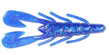 Zoom Ultra Vibe Speed Craw 3in Sapphire Blue Soft Lure - Keep Casting Fishing & Outdoors