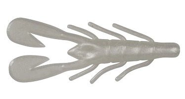Zoom Ultra Vibe Speed Craw 3in White Pearl 12ct Soft Bait - Keep Casting Fishing & Outdoors